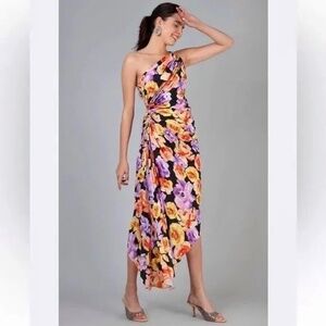ANTHROPOLOGIE GEISHA DESIGN ASYMMETRICAL DRESS